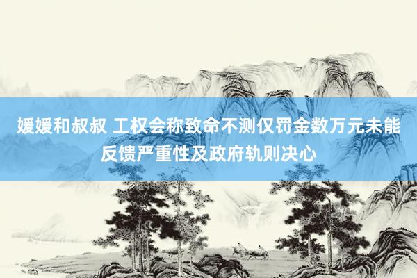 媛媛和叔叔 工权会称致命不测仅罚金数万元　未能反馈严重性及政